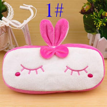 Load image into Gallery viewer, 1 PCS Cute Cartoon Plush Pencil Case Kawaii Large Size School Kids Pencil Box Animals Stationery Fashion Makeup Bag for Women