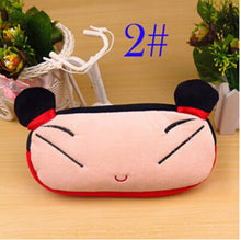 Load image into Gallery viewer, 1 PCS Cute Cartoon Plush Pencil Case Kawaii Large Size School Kids Pencil Box Animals Stationery Fashion Makeup Bag for Women