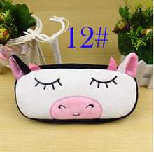 Load image into Gallery viewer, 1 PCS Cute Cartoon Plush Pencil Case Kawaii Large Size School Kids Pencil Box Animals Stationery Fashion Makeup Bag for Women