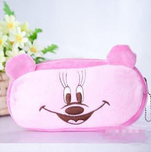 Load image into Gallery viewer, 1 PCS Cute Cartoon Plush Pencil Case Kawaii Large Size School Kids Pencil Box Animals Stationery Fashion Makeup Bag for Women