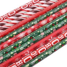 Load image into Gallery viewer, 10 Pcs Christmas Pattern 187*8mm Eraser Wood Hb Pencil Color Pen Pole Children Students Painting Sketch Write Student Stationery