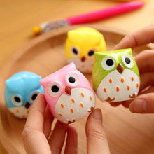 Load image into Gallery viewer, 4 color Cute Kawaii Lovely Plastic Owl Automatic Pencil Sharpener Creative Stationery Gifts For Kids School Supplies