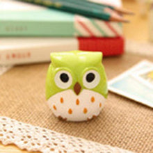 Load image into Gallery viewer, 4 color Cute Kawaii Lovely Plastic Owl Automatic Pencil Sharpener Creative Stationery Gifts For Kids School Supplies