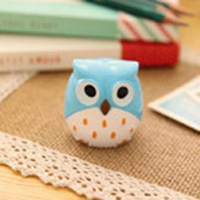 Load image into Gallery viewer, 4 color Cute Kawaii Lovely Plastic Owl Automatic Pencil Sharpener Creative Stationery Gifts For Kids School Supplies