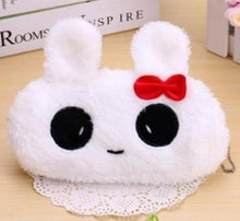 Load image into Gallery viewer, 1 PCS Cute Cartoon Plush Pencil Case Kawaii Large Size School Kids Pencil Box Animals Stationery Fashion Makeup Bag for Women