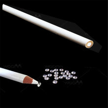 Load image into Gallery viewer, 10 pcs 176*8mm White Wooden Pencil Lead DIY Apparel Paste Diamonds Sticky Refill Sewing Tools Accessory Student Office DIY Hand
