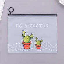 Load image into Gallery viewer, 1 Pcs Kawaii Cactus Waterproof PVC Pencil Cases Pen Bags Stationery Storage School Supplies Pencil Bags Free Shipping