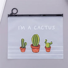 Load image into Gallery viewer, 1 Pcs Kawaii Cactus Waterproof PVC Pencil Cases Pen Bags Stationery Storage School Supplies Pencil Bags Free Shipping