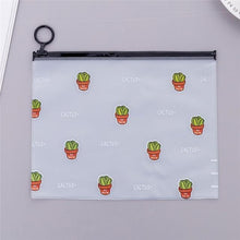 Load image into Gallery viewer, 1 Pcs Kawaii Cactus Waterproof PVC Pencil Cases Pen Bags Stationery Storage School Supplies Pencil Bags Free Shipping
