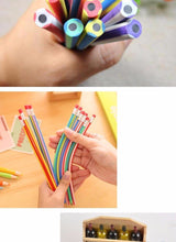 Load image into Gallery viewer, 5 pcs/lot Colorful Magic Bendy Flexible Soft Pencil With Eraser Stationery Student Colored Pencils School Office Supplies
