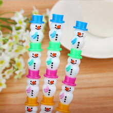 Load image into Gallery viewer, 1PCS/Lot Stationery Cute Snowman Pencils Cartoon Gift Pencil With 5 Segments Assembled School And Office Supplies
