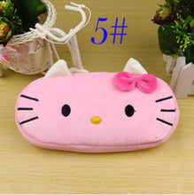 Load image into Gallery viewer, 1 PCS Cute Cartoon Plush Pencil Case Kawaii Large Size School Kids Pencil Box Animals Stationery Fashion Makeup Bag for Women
