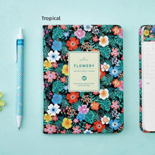 Load image into Gallery viewer, New Arrival Cute PU Leather Floral Flower Schedule Book Diary Weekly Planner Notebook School Office Supplies Kawaii Stationery
