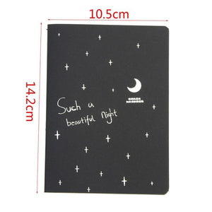 New Sketchbook Diary for Drawing Painting Graffiti Soft Cover Black Paper Sketch Book Notebook Office School Supplies Gift