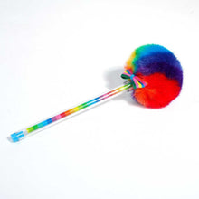 Load image into Gallery viewer, Cute 0.5mm Plastic Gel Pen Colorful Rainbow Plush Pen Fountain Signing Black Ink Color Pen Office School Pencil Lollipop Bow tie
