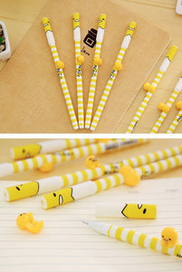 M26 4X Cute Kawaii Gudetama Lazy Egg Gel Pen School Office Supply Writing Signing Pen Kid Student Stationery Gift 0.38mm Black