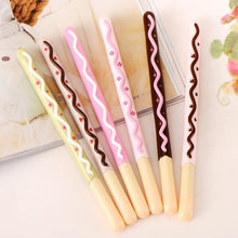 Load image into Gallery viewer, 3Pcs/Lot Biscuit Shape Gel Pen Kawaii Office Accessories Stationery Items Stationery School Supplies Pens Cute
