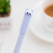 Load image into Gallery viewer, 1pc Creative Stationery Student Pen Cute Cat Gel Pen 0.5mm Full Needle Black Ink Pen School Supplies Office Supplies
