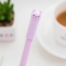 Load image into Gallery viewer, 1pc Creative Stationery Student Pen Cute Cat Gel Pen 0.5mm Full Needle Black Ink Pen School Supplies Office Supplies
