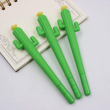 Load image into Gallery viewer, 1PCS Cute Creative Cactus Gel Pens Stationery Office School Supplies Gift Gel Pen 0.38mm Black Ink
