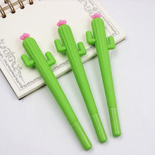 Load image into Gallery viewer, 1PCS Cute Creative Cactus Gel Pens Stationery Office School Supplies Gift Gel Pen 0.38mm Black Ink
