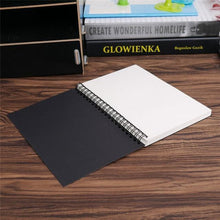 Load image into Gallery viewer, Sketchbook Diary for Drawing Painting Graffiti Soft Cover Black Paper Sketch Book Memo Pad Notebook Office School Supplies Gift
