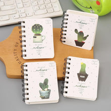 Load image into Gallery viewer, Newest Kawaii Cute Cactus Daily Office Supplies Week Planner Spiral Notebooks Day plan Diary Notepads Meno pad School Stationery
