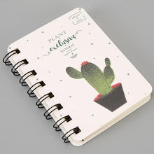 Load image into Gallery viewer, Newest Kawaii Cute Cactus Daily Office Supplies Week Planner Spiral Notebooks Day plan Diary Notepads Meno pad School Stationery
