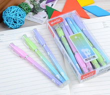 Load image into Gallery viewer, 2pcs/set 2018 New Erasable Pen Gel Kawai Gel Pen School Chancery Supply Stationary Cute Funny Stationery 0.38 Blue
