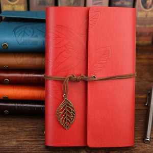 Vintage Travelers Notebook Diary Notepad PU Leather Spiral Literature Note Book Paper Journal Planners School Stationery Gift