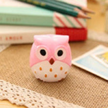 Load image into Gallery viewer, 4 color Cute Kawaii Lovely Plastic Owl Automatic Pencil Sharpener Creative Stationery Gifts For Kids School Supplies
