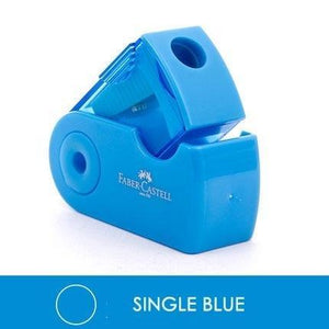 JIANWU FABER-CASTELL push pull double pencil sharpener Single hole double hole multifunctional Office stationery