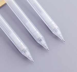 Korean Style Stationery Transparent Automatic Pencils Adorable Kawaii Plastic Mechanical Pencil For Kids Gifts Material Supplies