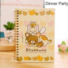 Load image into Gallery viewer, Kawaii Spiral Coil Notebook/Diary Agenda/Pocket book/Office School Supplies From Japan Cartoon Rilakkuma &amp; Sumikkogurashi
