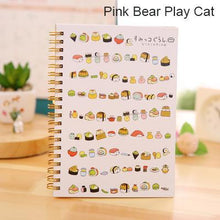 Load image into Gallery viewer, Kawaii Spiral Coil Notebook/Diary Agenda/Pocket book/Office School Supplies From Japan Cartoon Rilakkuma &amp; Sumikkogurashi
