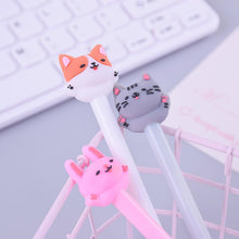 Load image into Gallery viewer, New Cartoon animal cat pet student gel pen kawaii stationery writing pens canetas material escolar office school supplies
