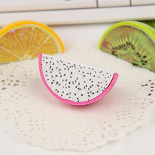 Load image into Gallery viewer, 3PCS Watermelon And Dragon Fruit Pencil Sharpener Fruit Plastic Pencil Sharpener Stationery Supplies
