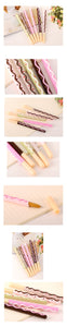 3Pcs/Lot Biscuit Shape Gel Pen Kawaii Office Accessories Stationery Items Stationery School Supplies Pens Cute