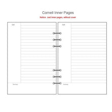 Load image into Gallery viewer, PVC A5 A6 A7 Spiral Notebook Cover Loose Diary Coil Ring Binder Filler Paper Seperate Planner Receive Bag Card Storage
