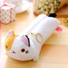 Load image into Gallery viewer, Cat school pencil case Plush estojo escolar cute kalem kutusu estuche escolar pencil cases trousse scolaire stylo papelaria
