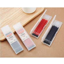 Load image into Gallery viewer, 12pcs Muji pen refill set with Box 0.5mm ink ballpoint pen signature Stationery Gel pen Office kawaii school supplies 04114
