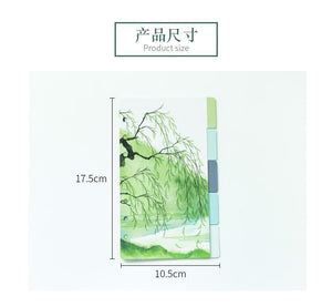 5pcs/set Fresh Landscape Series Dividers A5 A6 Spiral Notebook Loose Leaf Separator Pages Notebook Paper Inside Pages