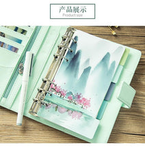 Load image into Gallery viewer, 5pcs/set Fresh Landscape Series Dividers A5 A6 Spiral Notebook Loose Leaf Separator Pages Notebook Paper Inside Pages
