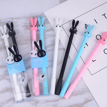 Load image into Gallery viewer, 2pcs/set 0.38mm Kawaii Rabbit Erasable Pen Blue / Black Magic Gel Pen School Office Writing Supplies Student Stationery
