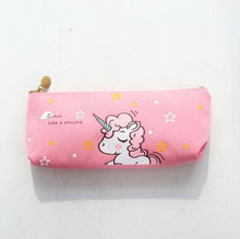 Load image into Gallery viewer, Big Zipper Unicorn Pencil Case Big capacity Canvas School Pencil Bag Storage bag pen Pouch School Supplies Stationery Estuches
