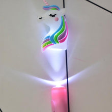 Load image into Gallery viewer, Cosas Kawaii Unicorn Light Silica Head Gel Pen Novelty Neutral Pen For Writing Kids Gift Office School Supply Lovely Papeterie
