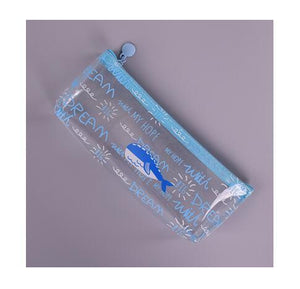 Transparent Pencil Cases for girls Cute PVC cactus pen bag School Supplies Stationery pouch kawaii Pencil Box canetas escolar