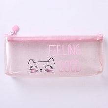 Load image into Gallery viewer, Transparent Pencil Cases for girls Cute PVC cactus pen bag School Supplies Stationery pouch kawaii Pencil Box canetas escolar
