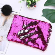 Load image into Gallery viewer, Shining PU Sequin Large Pencil Case Stationery Storage pen Organizer Bag School Office Supply Escolar Cosmetic Holder for gift
