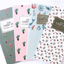 Load image into Gallery viewer, 24 Sheets Cactus Flamingo Cherry Diary Lined Notebook Recite Words Learn Foreign Language Planner Student School Office Supply
